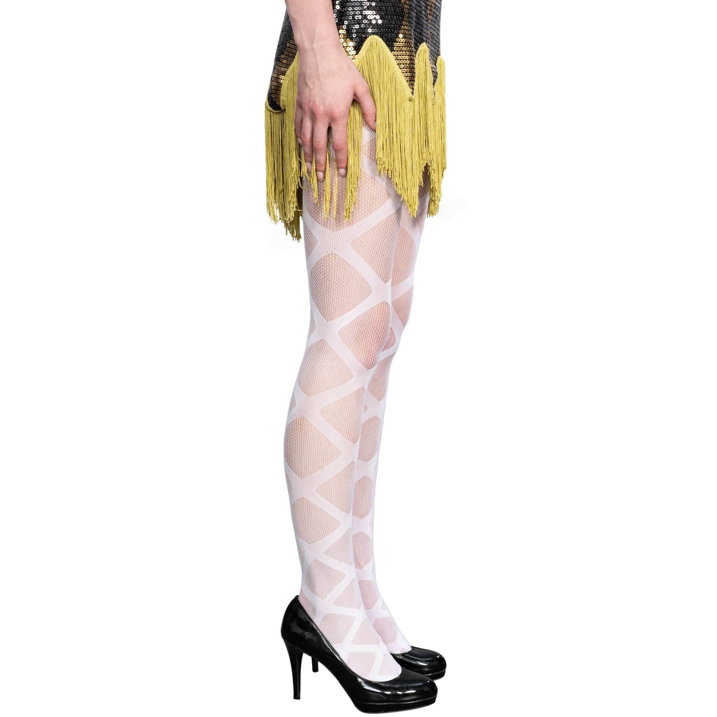 SS Movie Harley Villain Character Halloween Costume Cosplay Accessory Tights - S/M