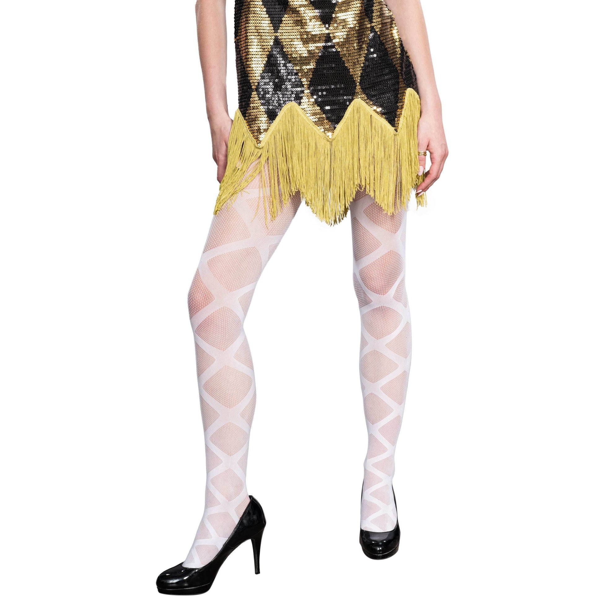 SS Movie Harley Villain Character Halloween Costume Cosplay Accessory Tights - S/M