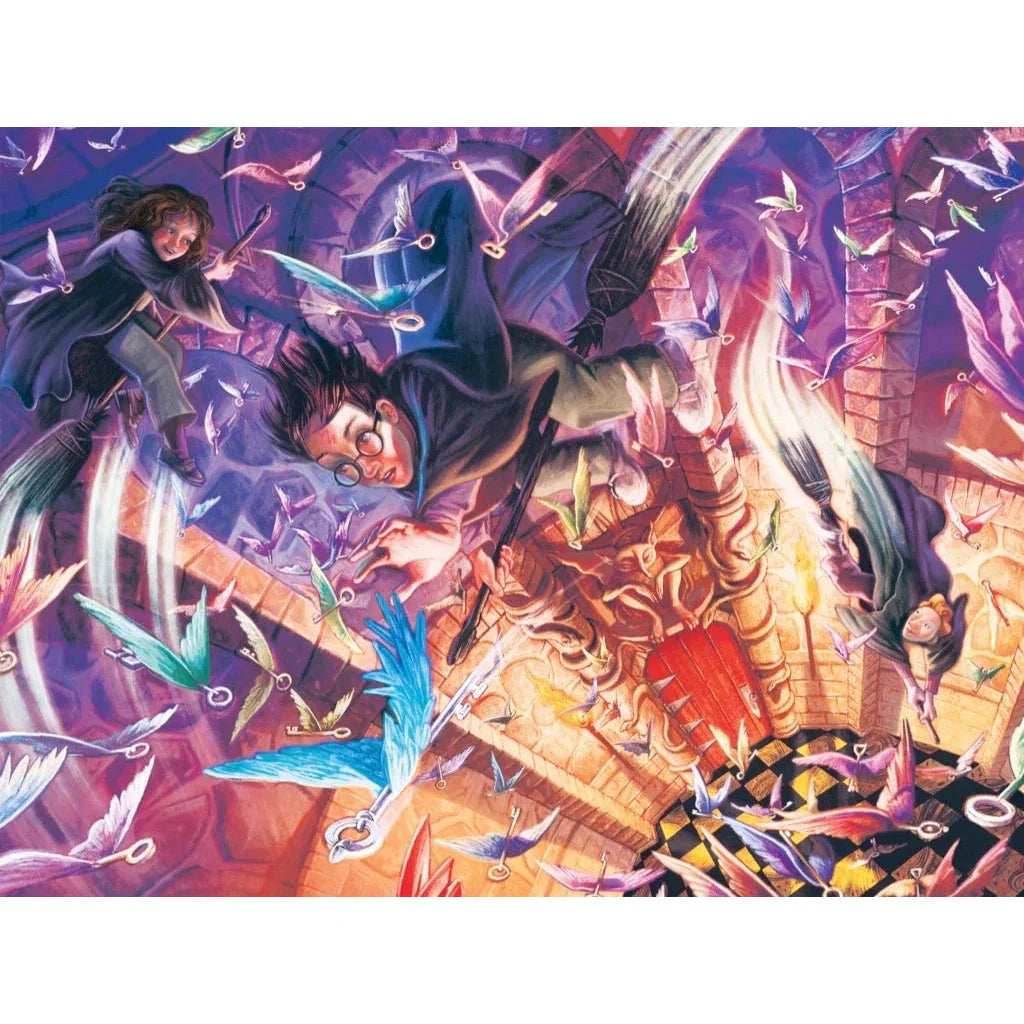 Harry Potter Flying Keys 1000 Piece Jigsaw Puzzle NYPC - 