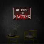 Hell Welcome LED Neon Sign | Gothic Wall Art