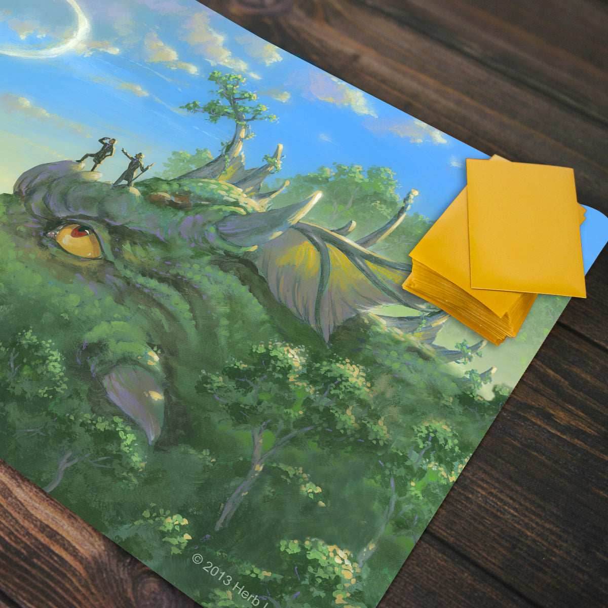 Dragon Hill Playmat - Standard Playmat / Plain
