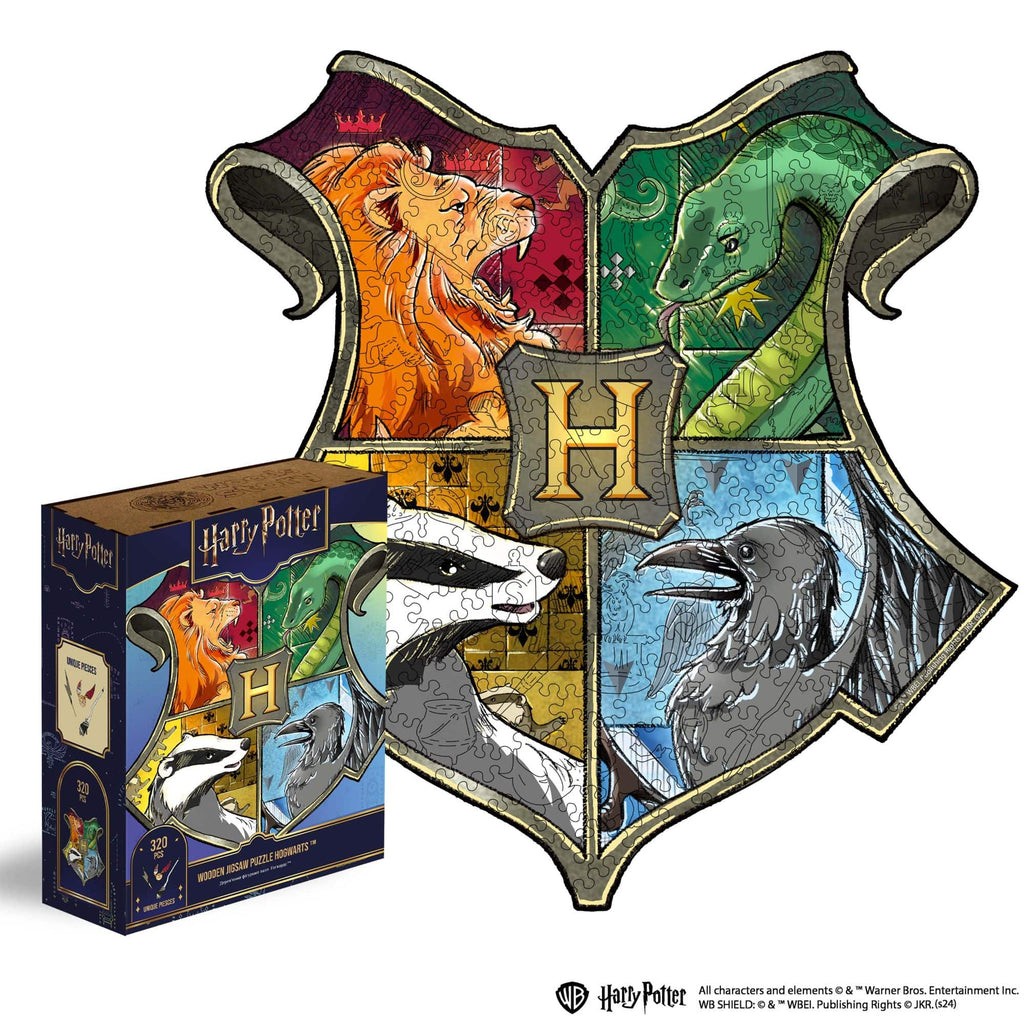 Wooden jigsaw puzzle Harry Potter Hogwarts™ Crest