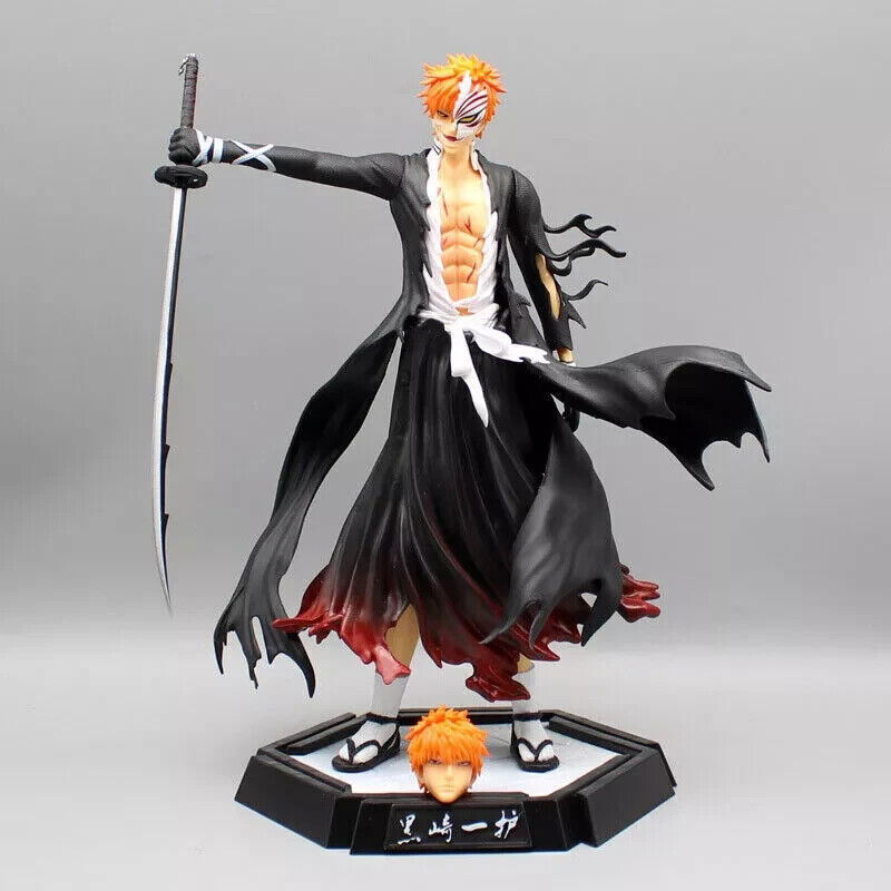 Hollow Ichigo Kurosaki Figure, Bleach Zangetsu Figurine 1000 Year Blood War 12in