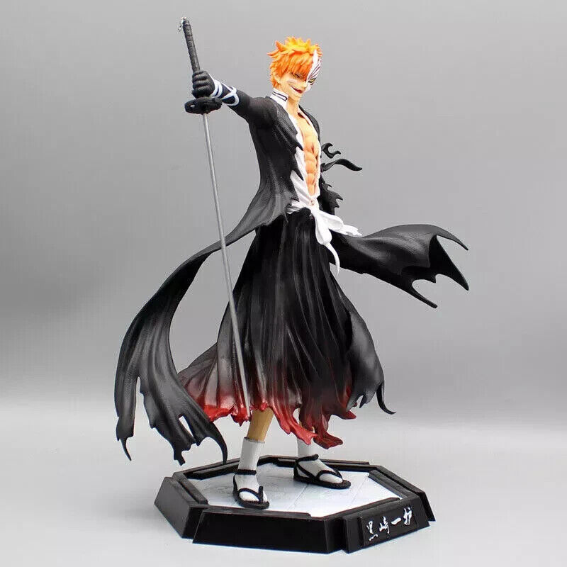 Hollow Ichigo Kurosaki Figure, Bleach Zangetsu Figurine 1000 Year Blood War 12in
