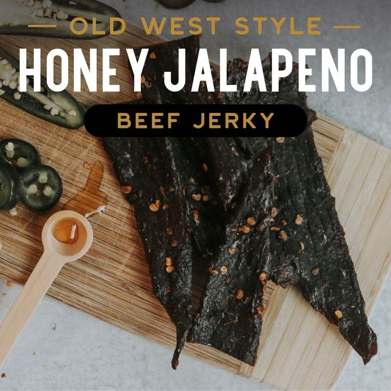 Honey Jalapeno Old West Beef Jerky - 1/4 lb. (4 oz)