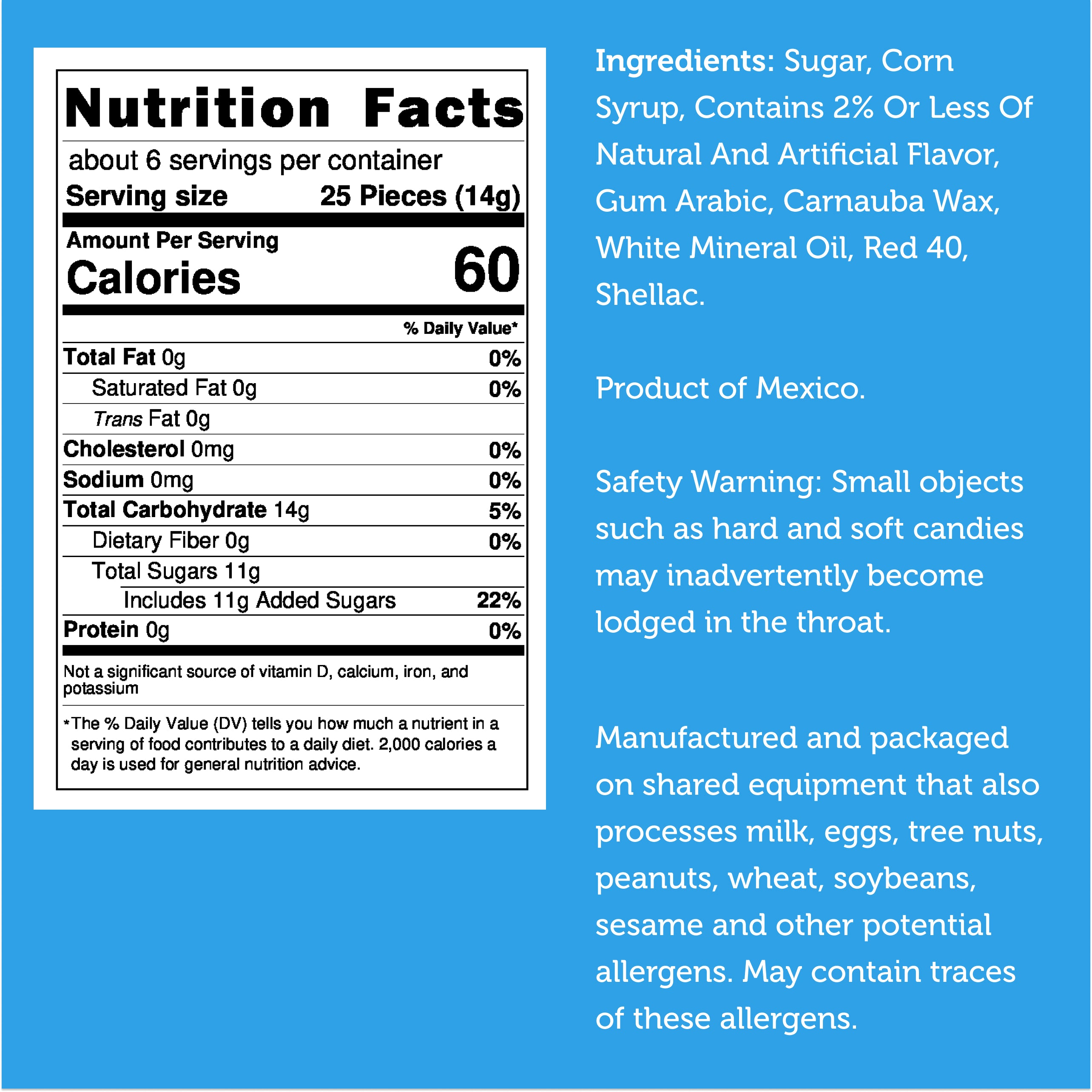 Freeze Dried Hot Reds Candy