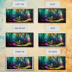Beautiful Fantasy wall art, canvas print, magical forest, fantasy landscape art, ready to hang wall art - 8x12 Inches / Gallery Wrap Canvas - Ready To Hang