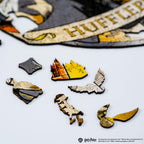 Wooden jigsaw puzzle Harry Potter Hufflepuff™ Gameplay