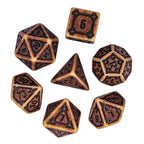Huge Parchment Castle Dice Set - 25mm - 