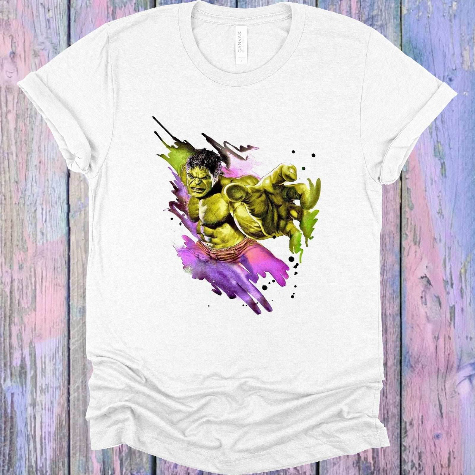 Hulk Watercolor Graphic Tee - S