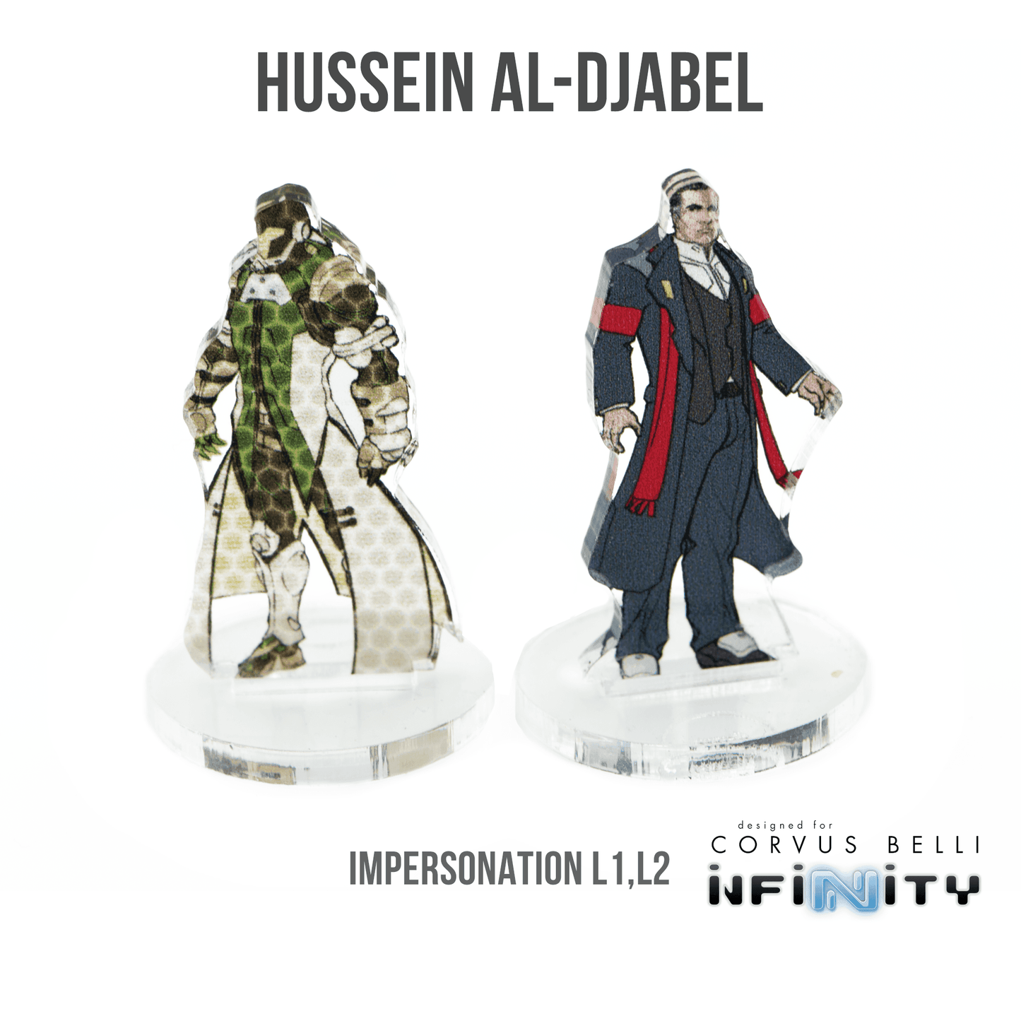 Infinity 3D Markers - Hussein Al-Djabel (2x 25mm Impersonation)