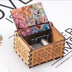 Personalized Music Box with Owl & Cherry Blossoms — You Are My Sunshine