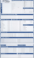 Rivers of London characters sheet by Chaosium - 