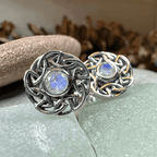 Alfiva Celtic Earrings - Amethyst