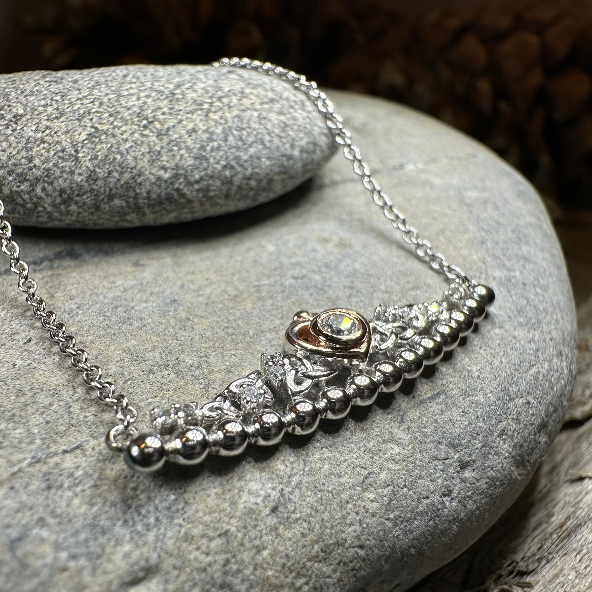 Celtic Princess Heart Necklace