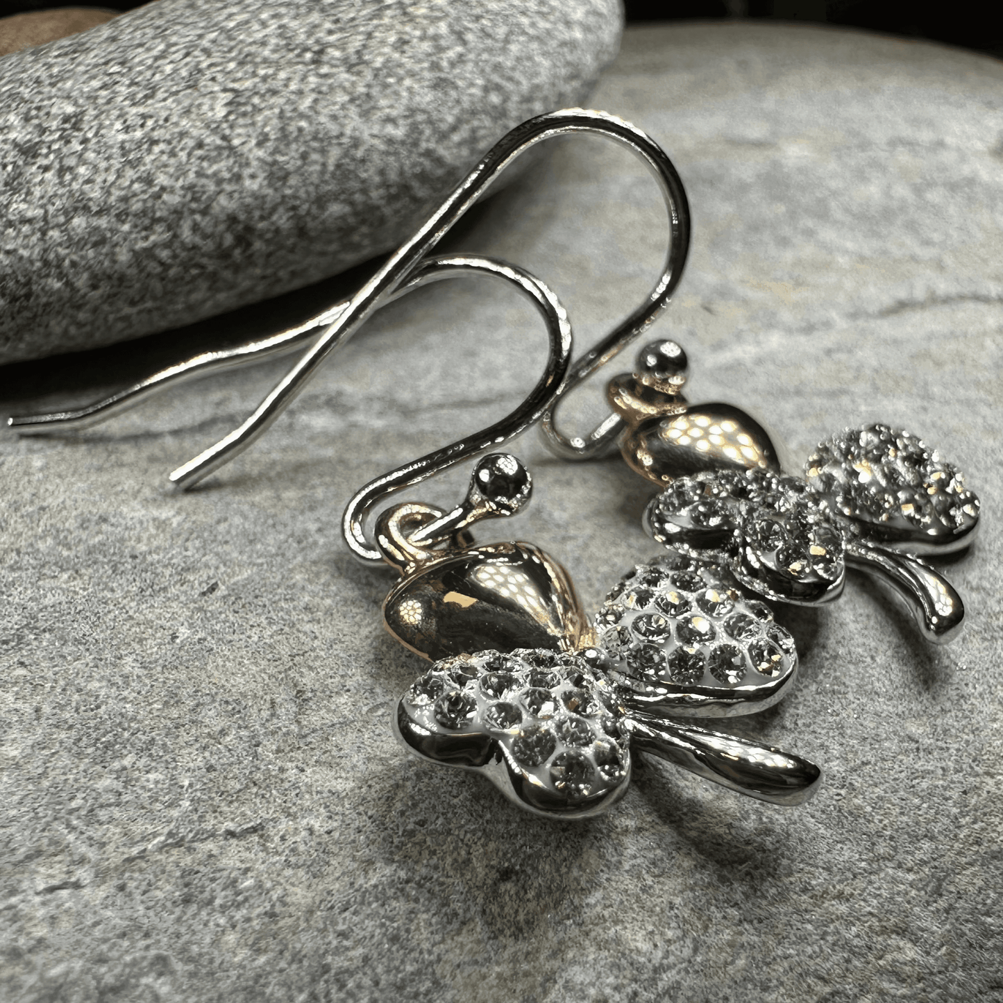 Elegant Shamrock Earrings - 