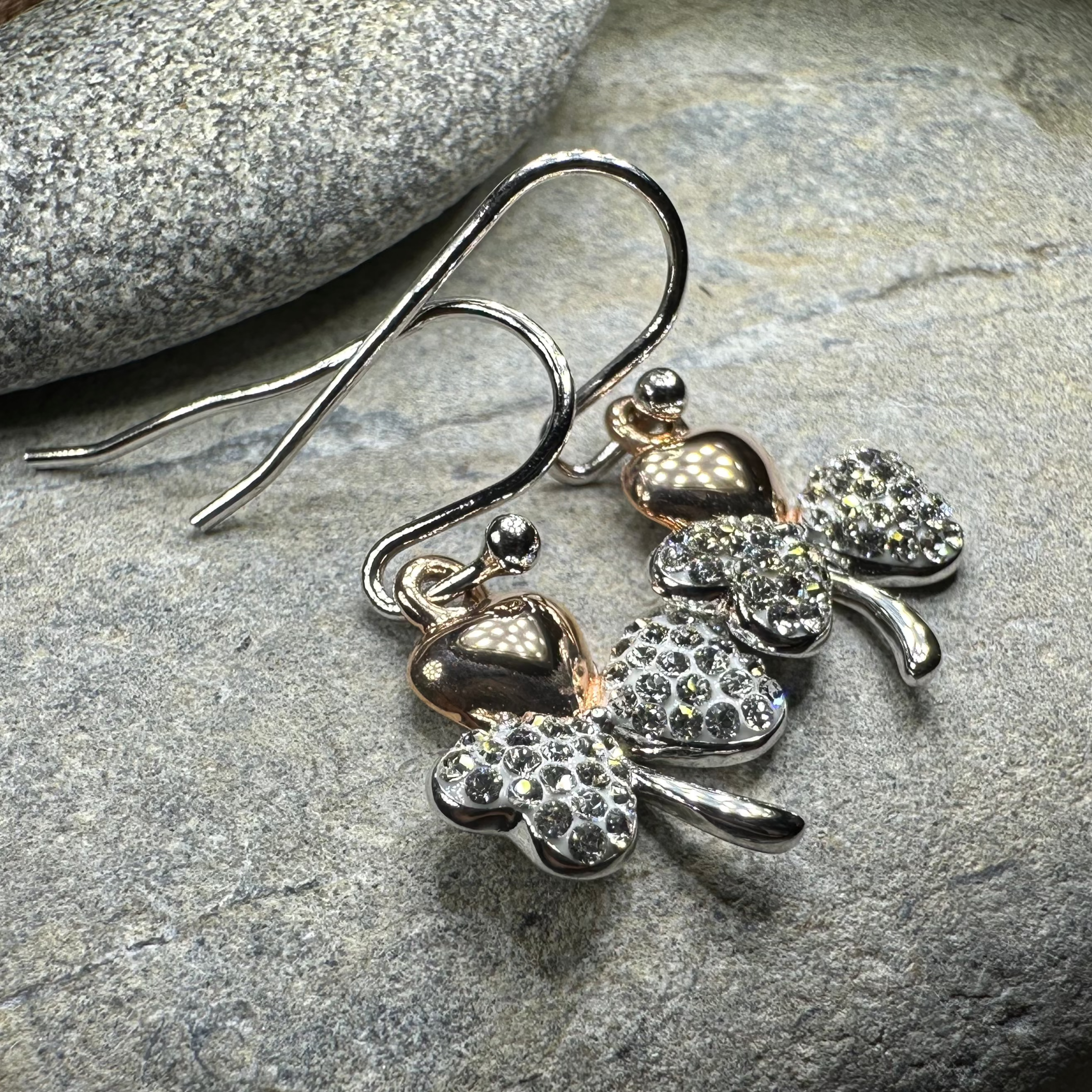Elegant Shamrock Earrings