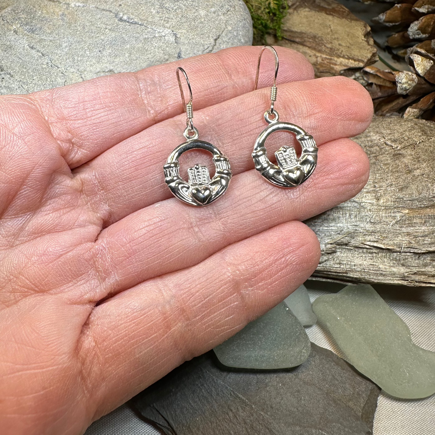 Celtic Claddagh Earrings