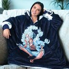 gear 5 Luffy One Piece Wearable Blanket Hoodie for Kids & Adults | OLM Toys