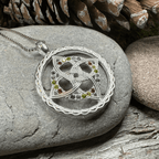 Colors of Ireland Celtic Knot Necklace - 18