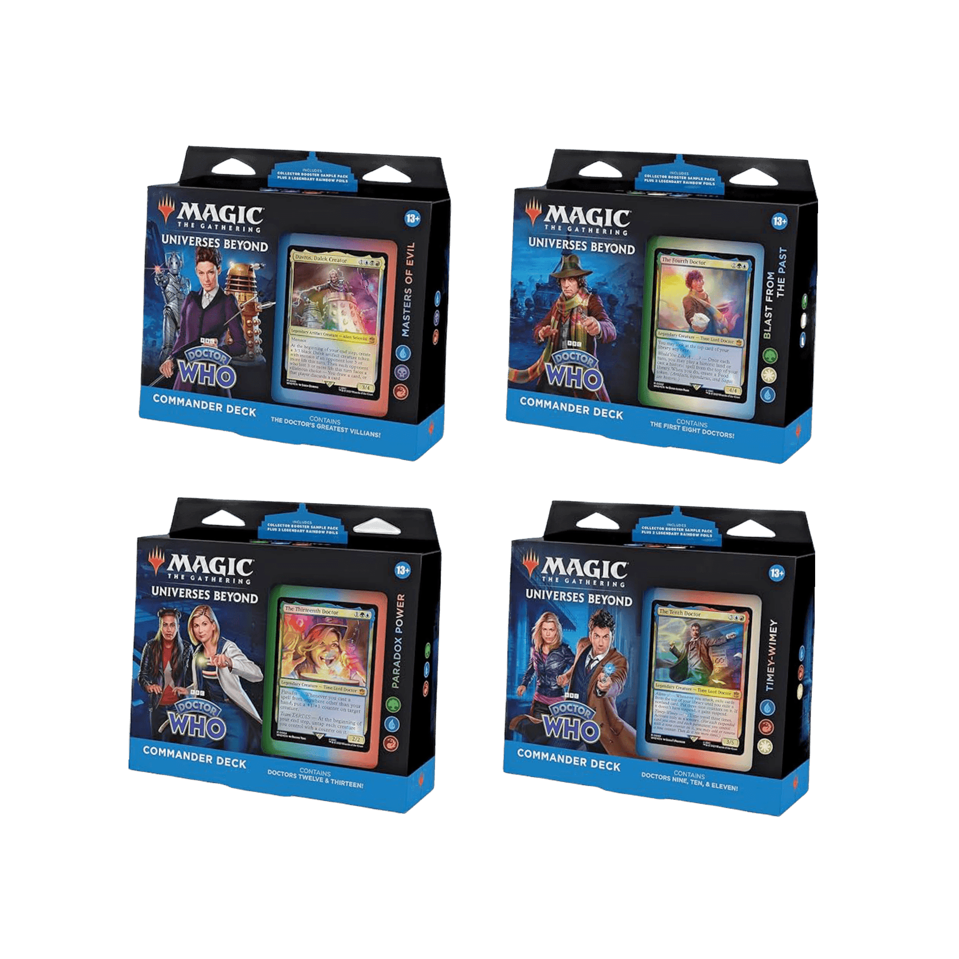 Universes Beyond: Doctor Who Single Commander Deck | MTG | New - Timey Wimey