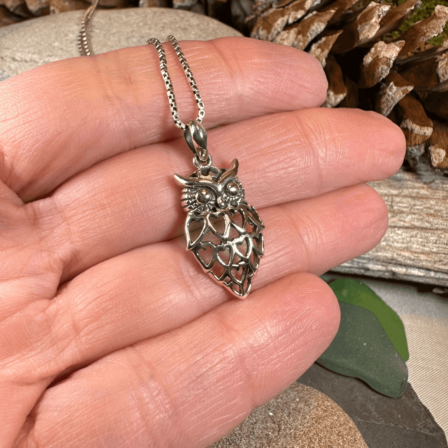 Eagna Owl Lover Necklace - 18