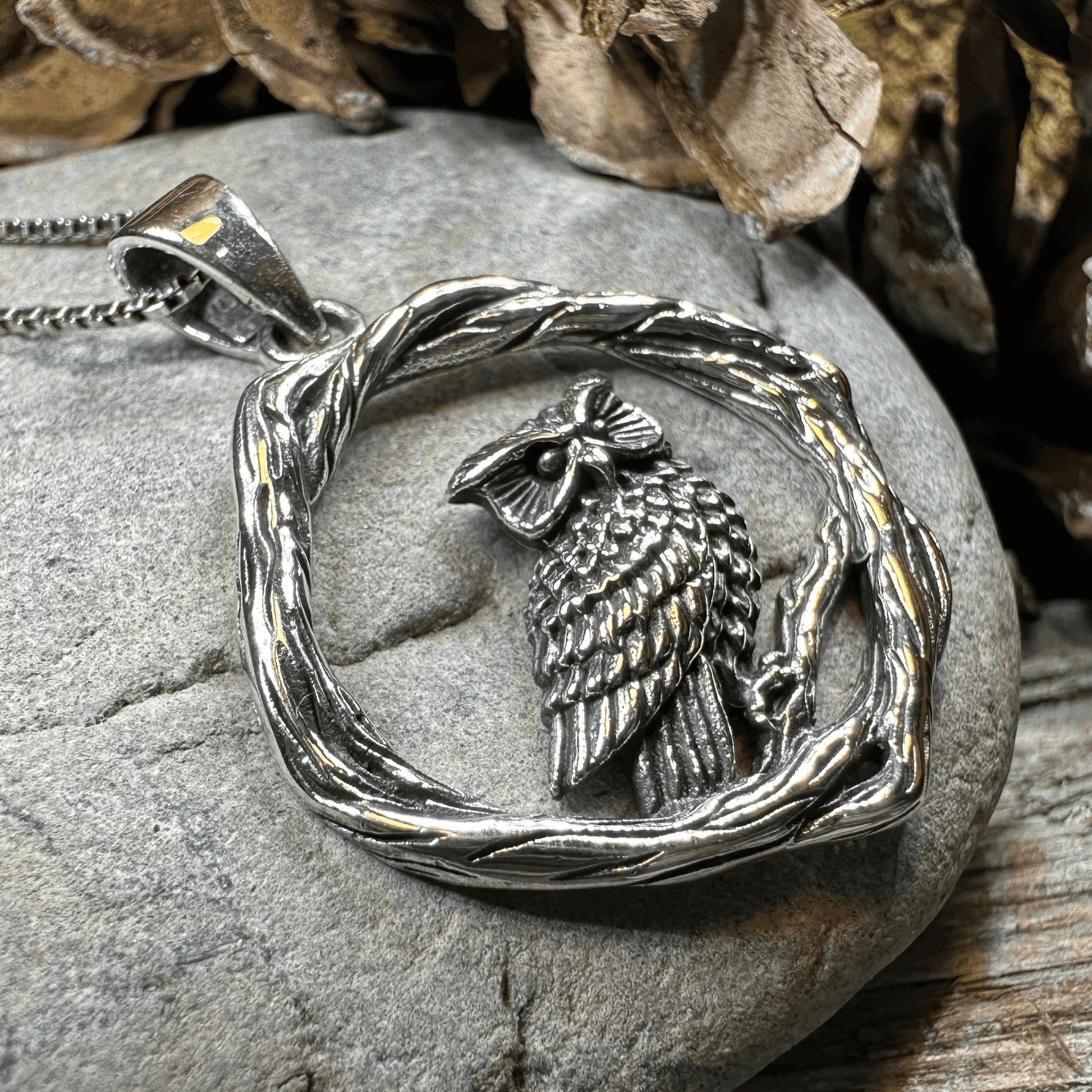 Nightwatcher Owl Necklace - 18