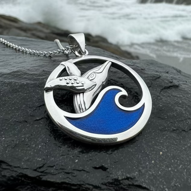 Ocean Whale Necklace