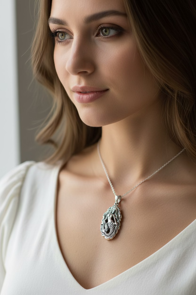 Under the Sea Mermaid Necklace