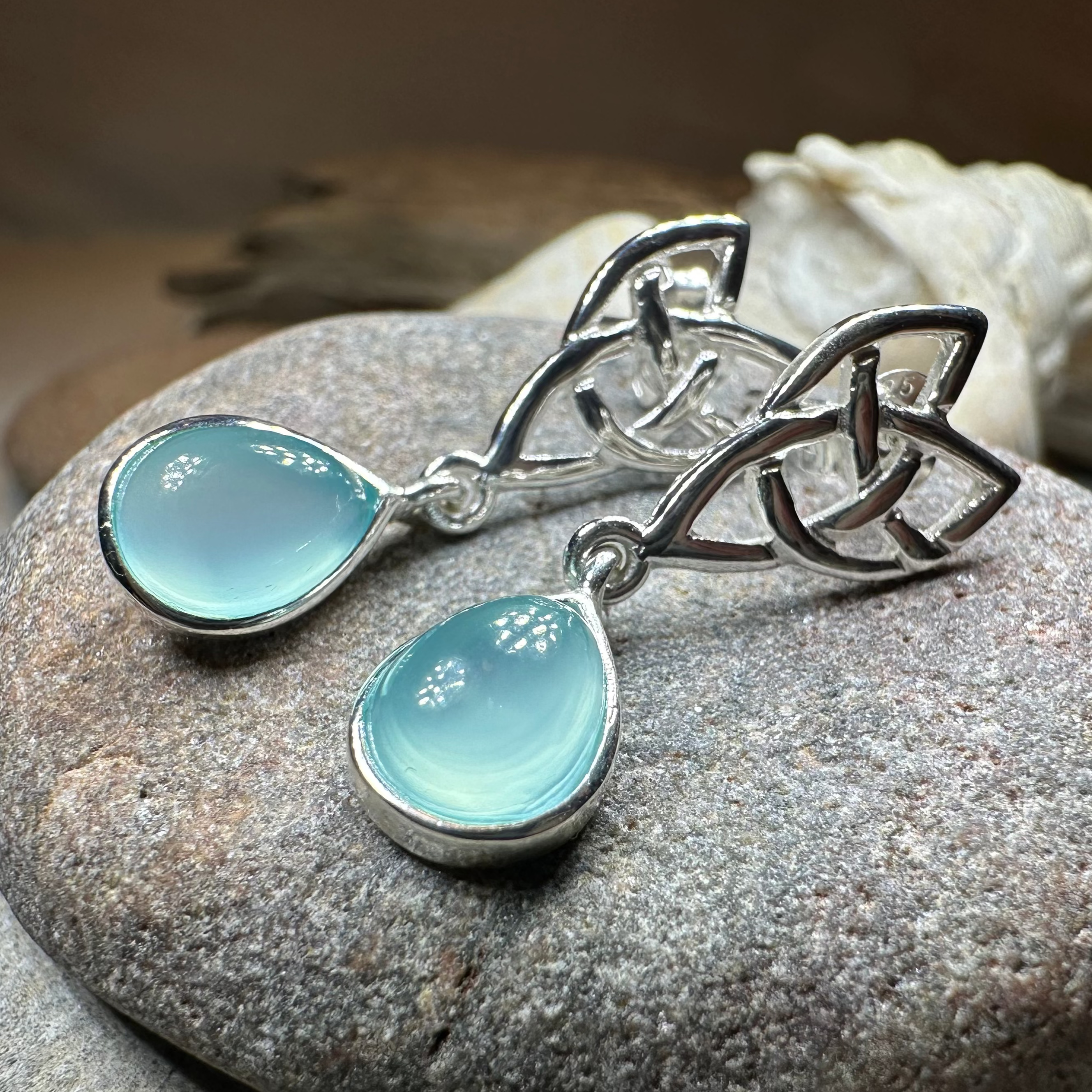 Modern Celtic Post Earrings
