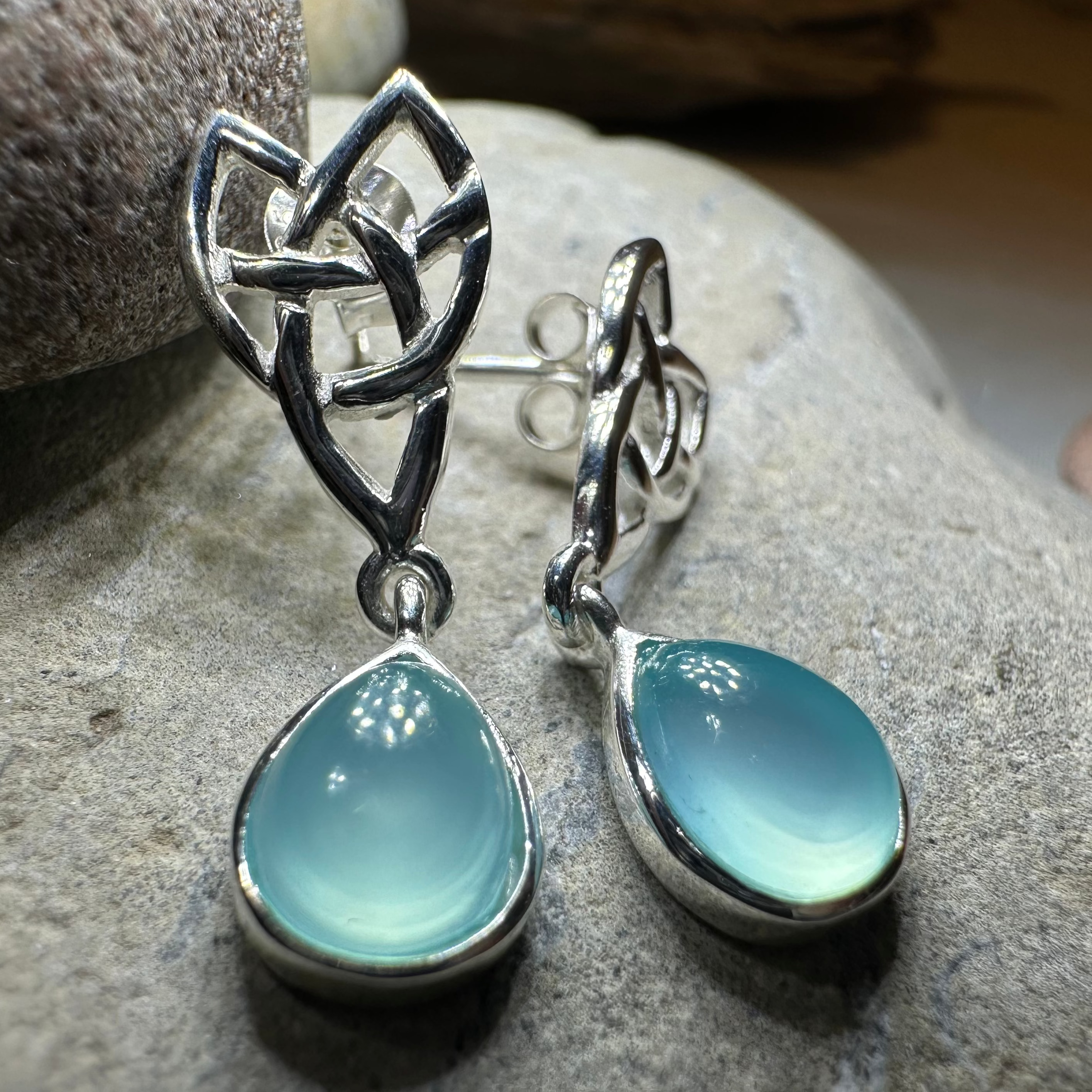 Modern Celtic Post Earrings