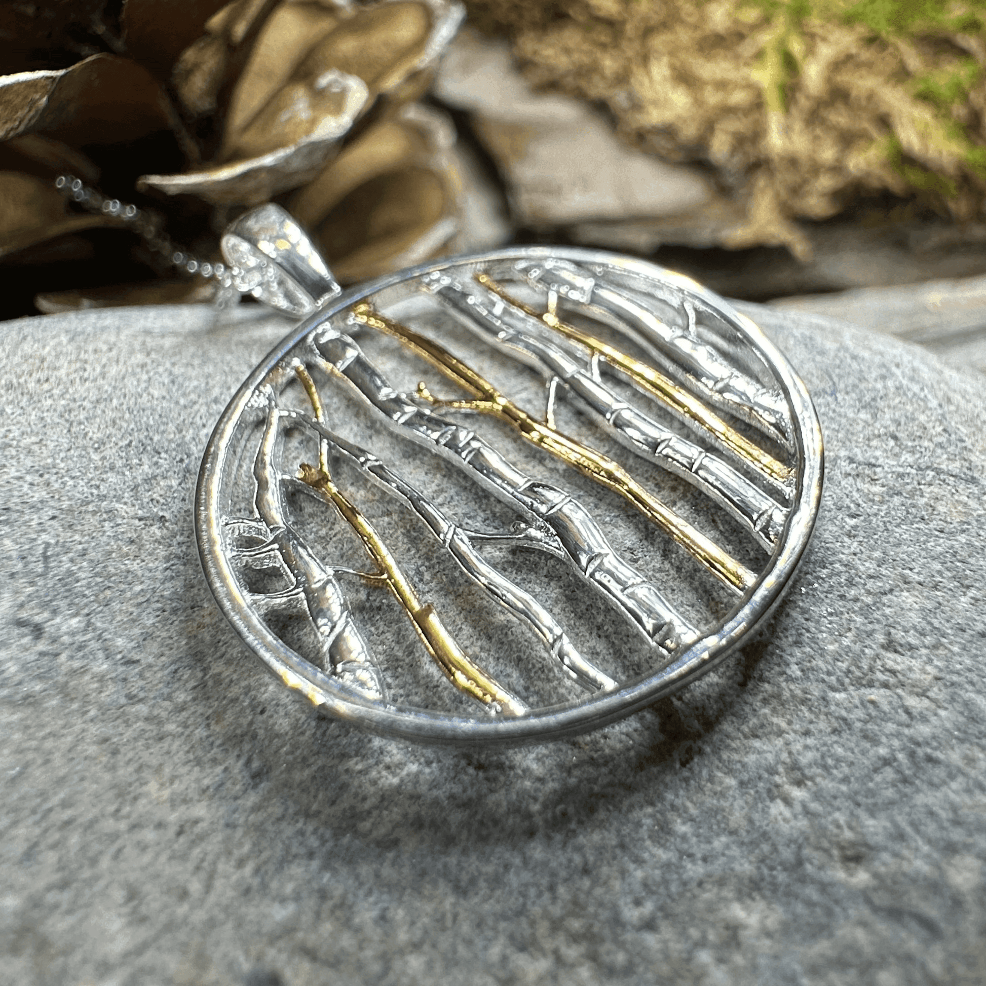 Birch Tree Forest Necklace - 18
