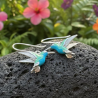 Colibrì Hummingbird Earrings