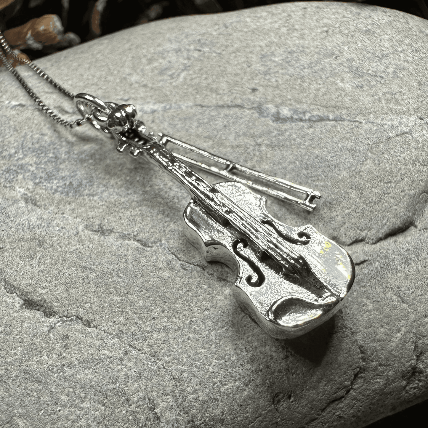 Irish Fiddle Celtic Necklace - 18