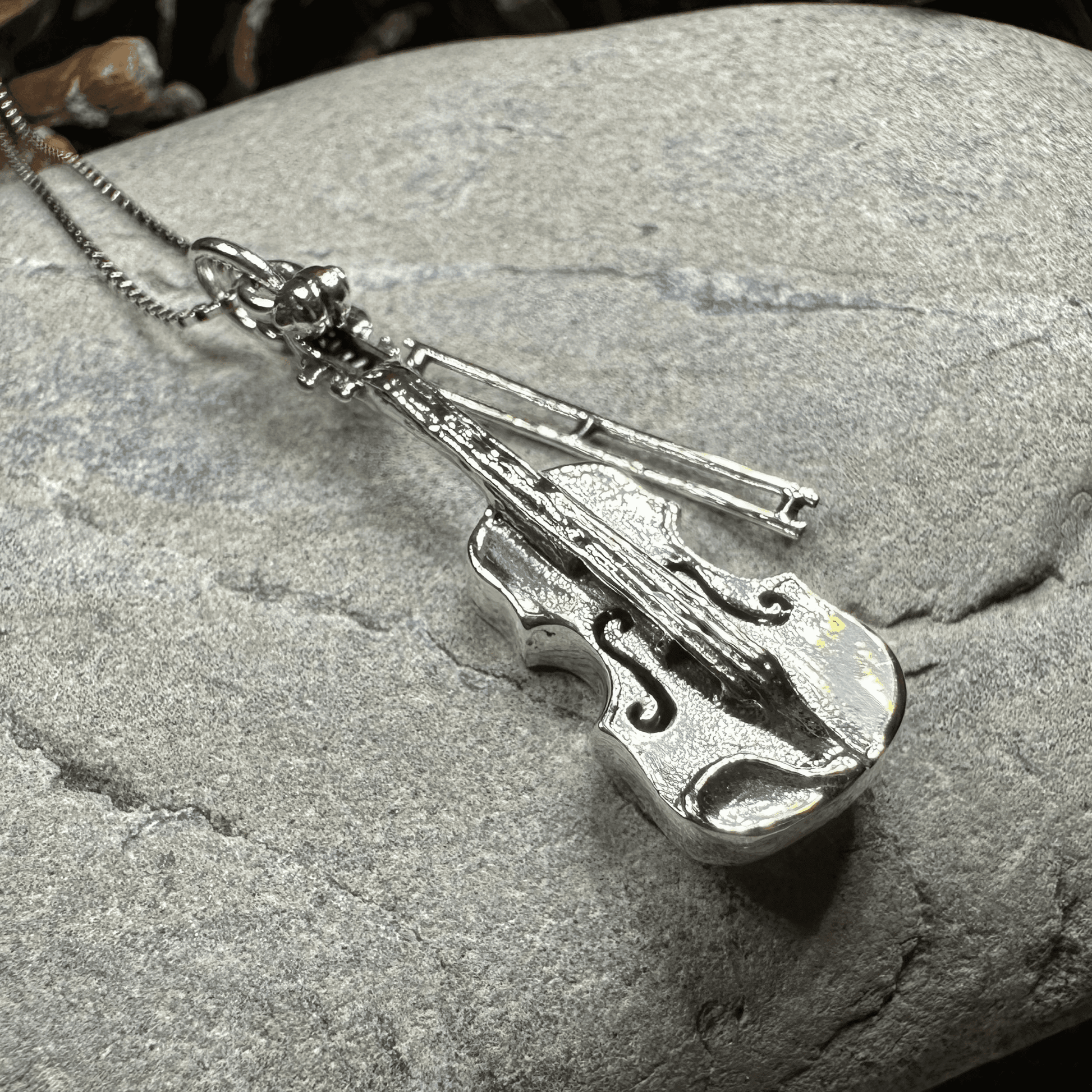 Irish Fiddle Celtic Necklace - 18