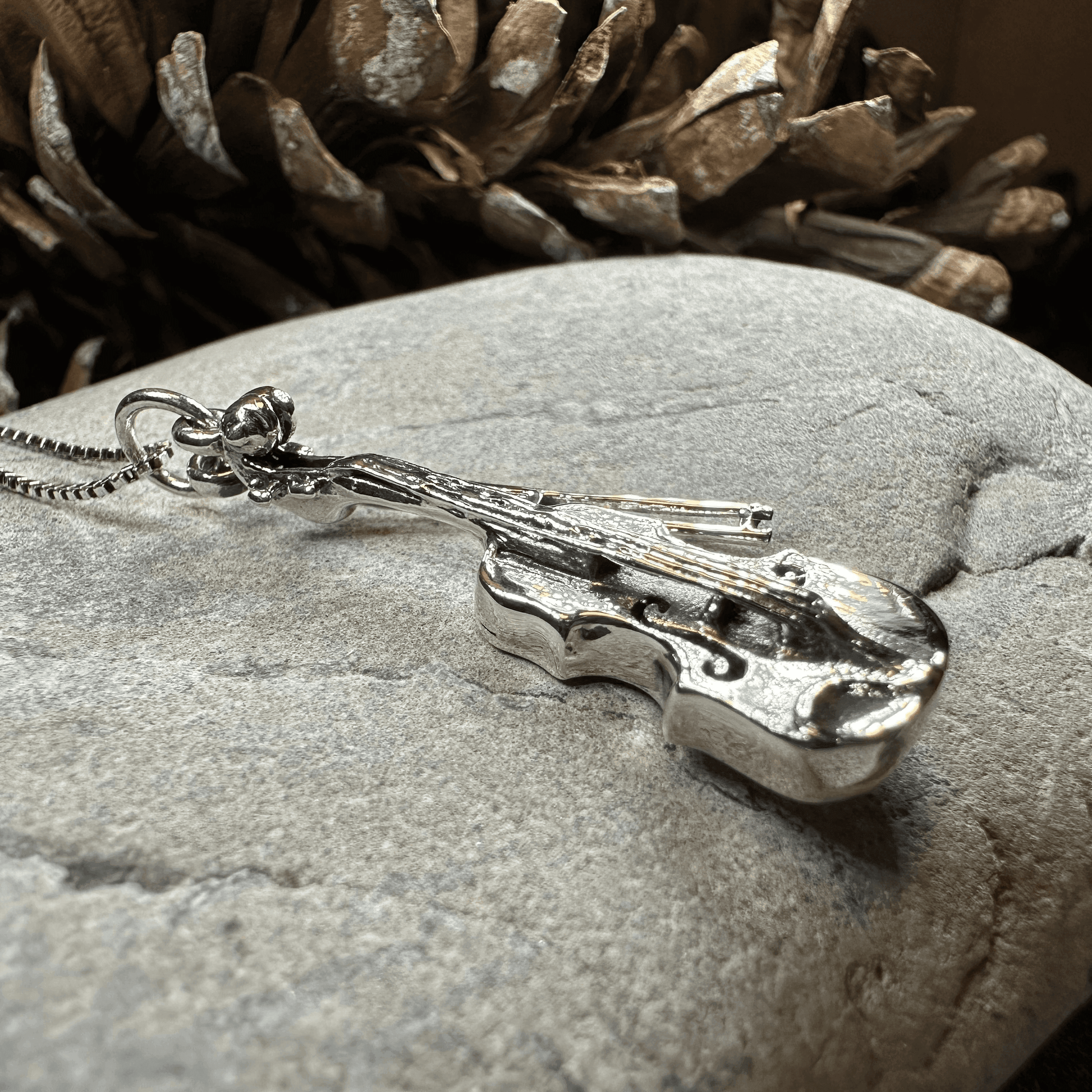 Irish Fiddle Celtic Necklace - 18