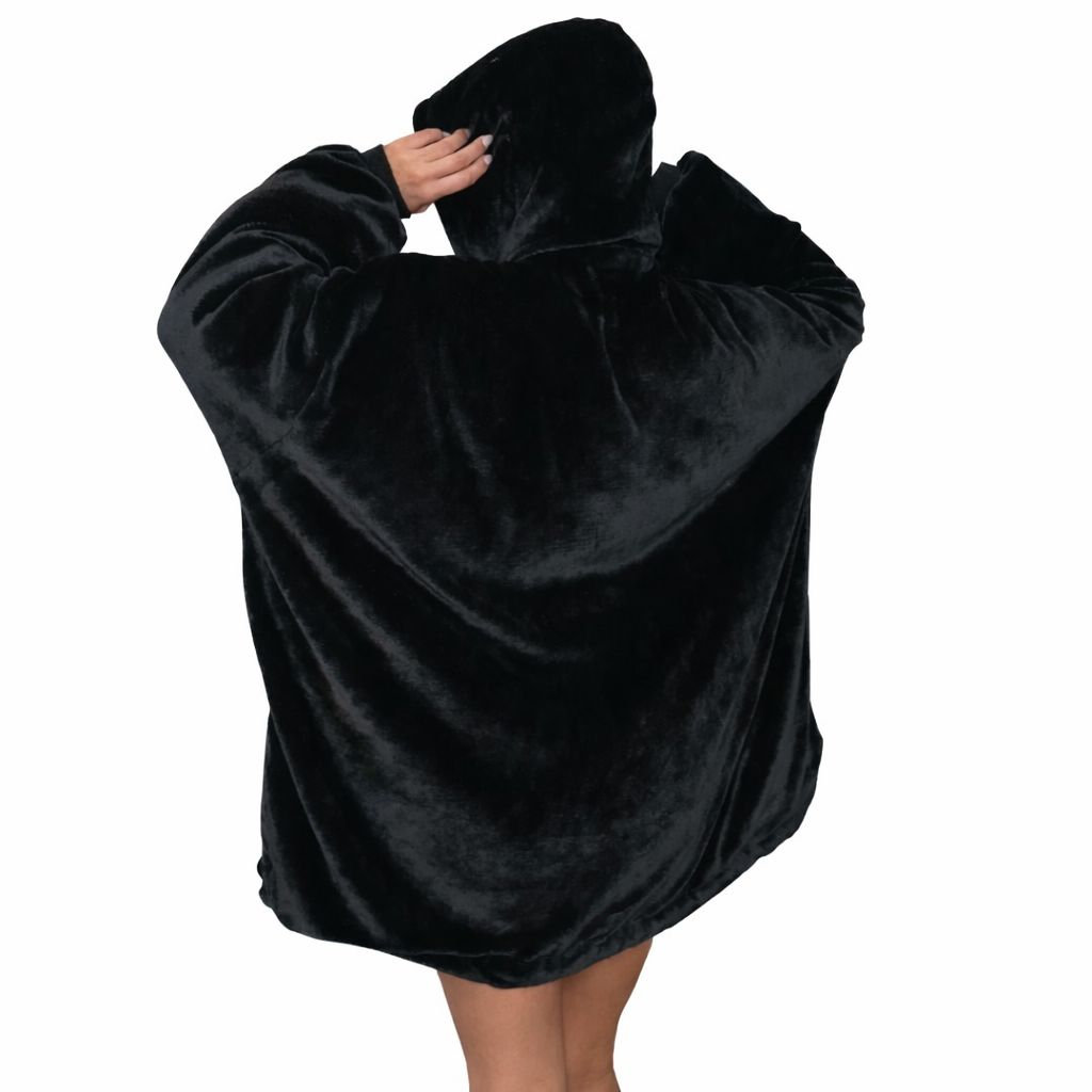 Original Oversized Microfiber & Sherpa Wearable Blanket Hoodie for Kids & Adults | OLM Toys