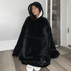 Original Oversized Microfiber & Sherpa Wearable Blanket Hoodie for Kids & Adults | OLM Toys