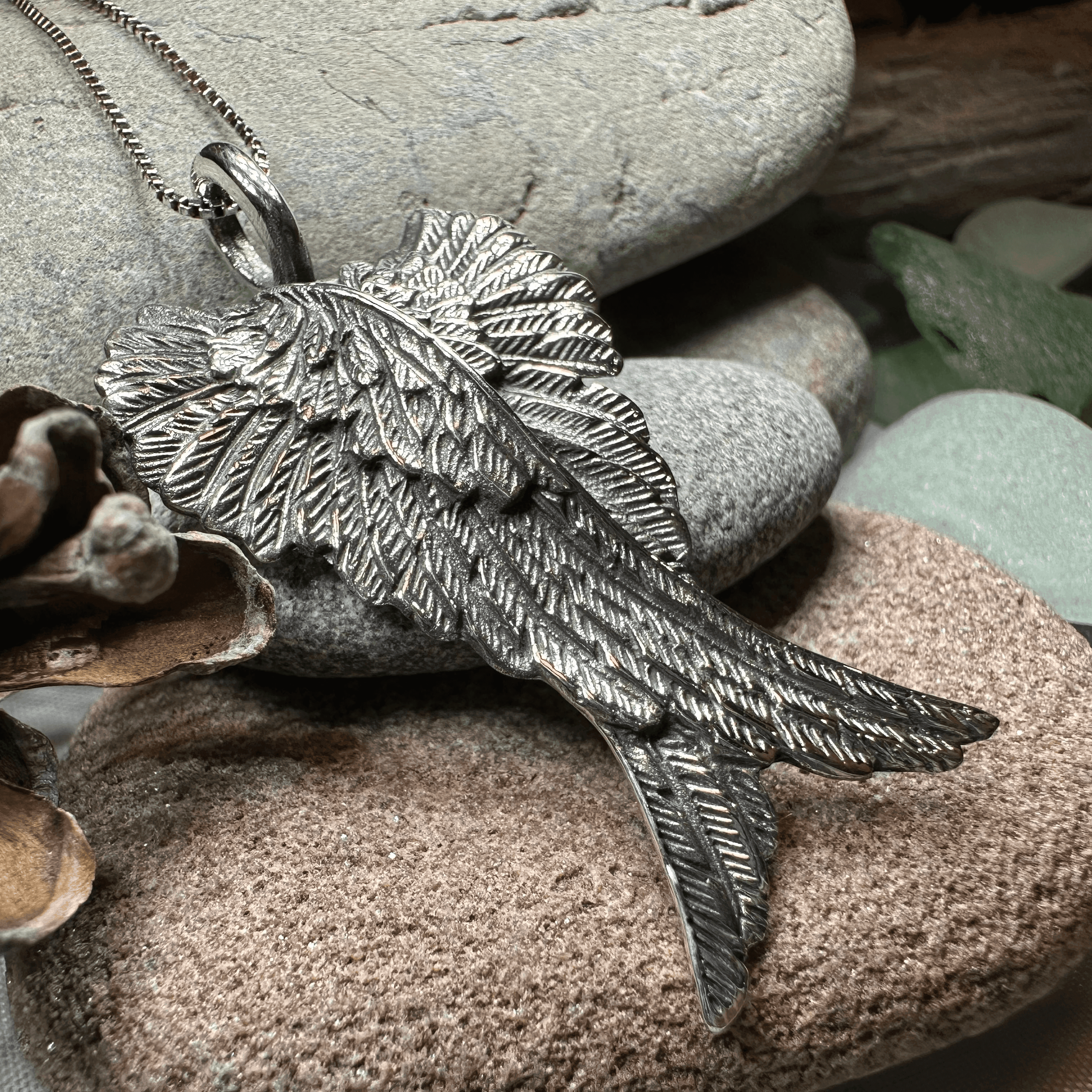 Caci Angel Wings Necklace - 18