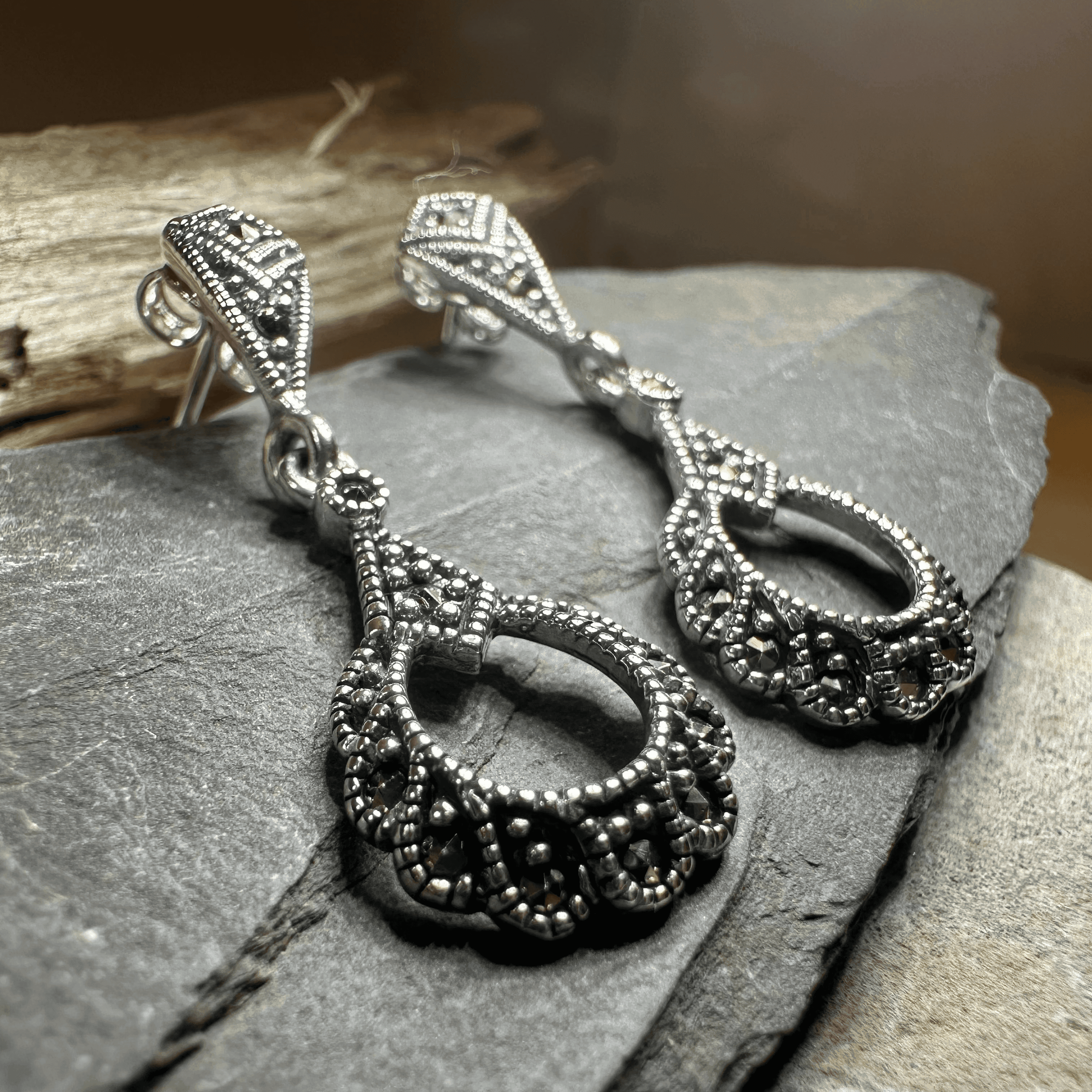 Rhoslyn Trinity Knot Earrings - 