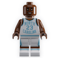 MJ #23 UNC Basketball Player Minifig made using LEGO parts - 