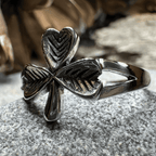 Sláinte Shamrock Celtic Ring - 5