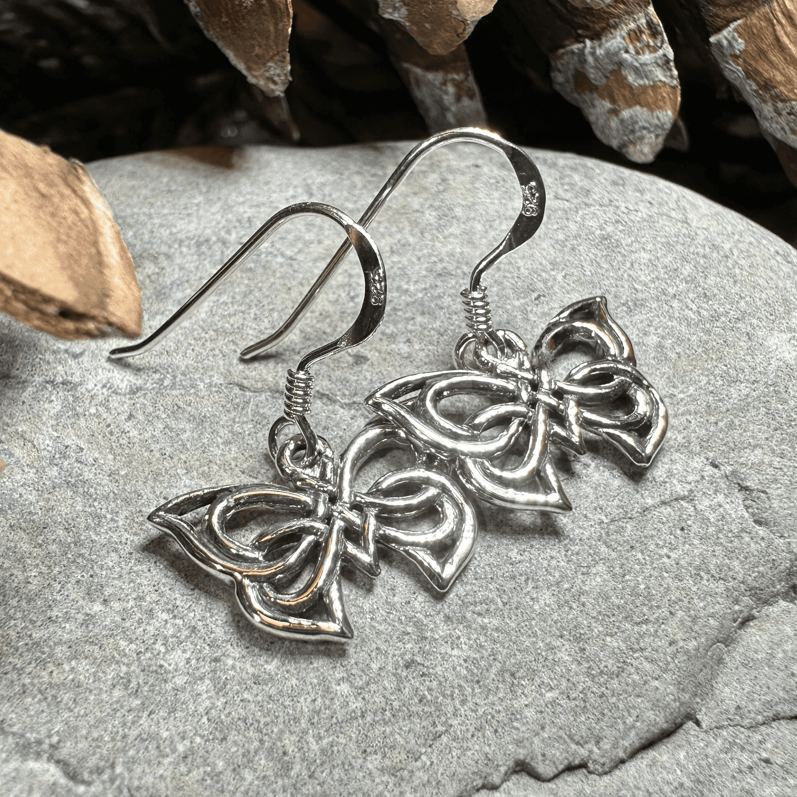 Flutter Celtic Butterfly Earrings - 