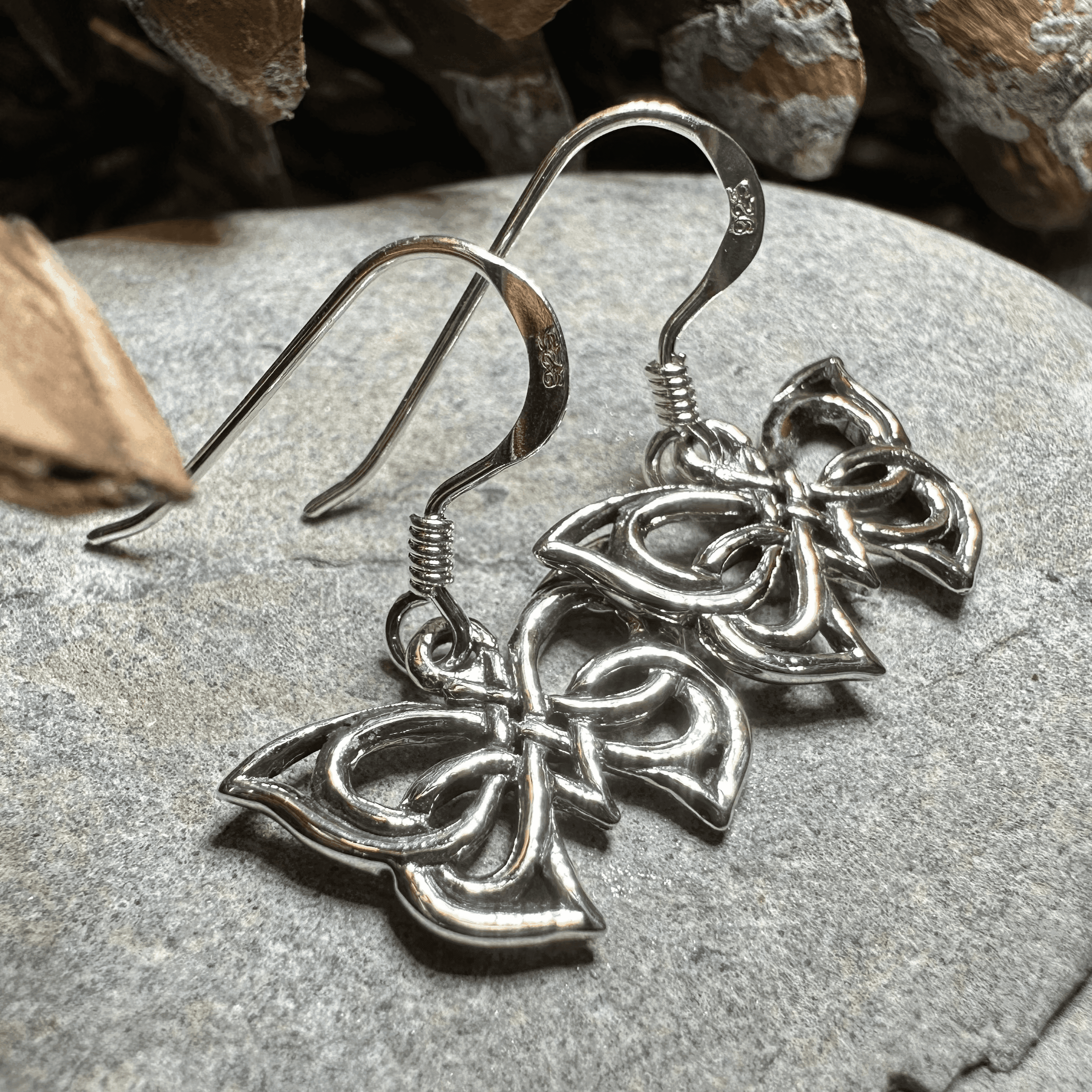 Flutter Celtic Butterfly Earrings - 