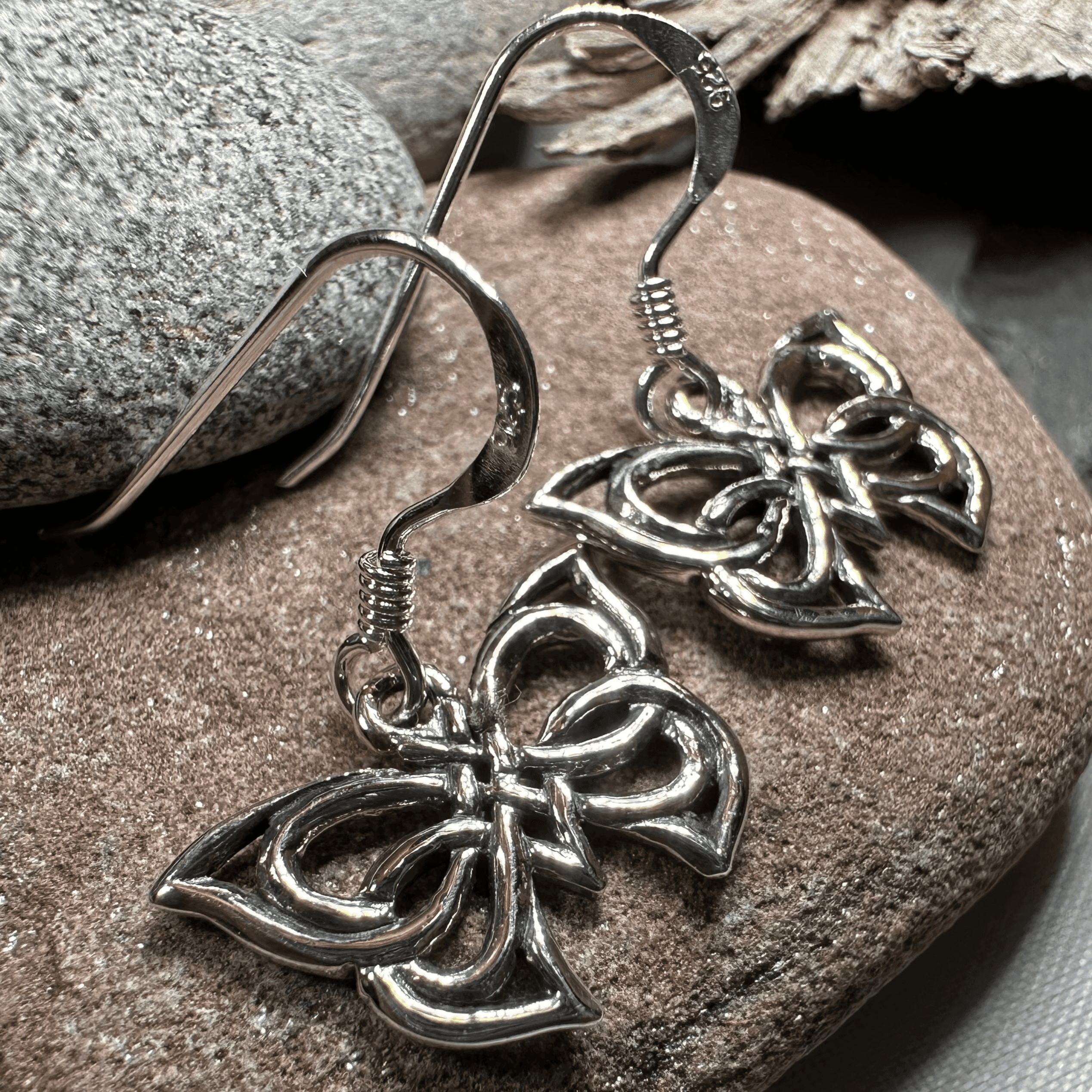 Flutter Celtic Butterfly Earrings - 