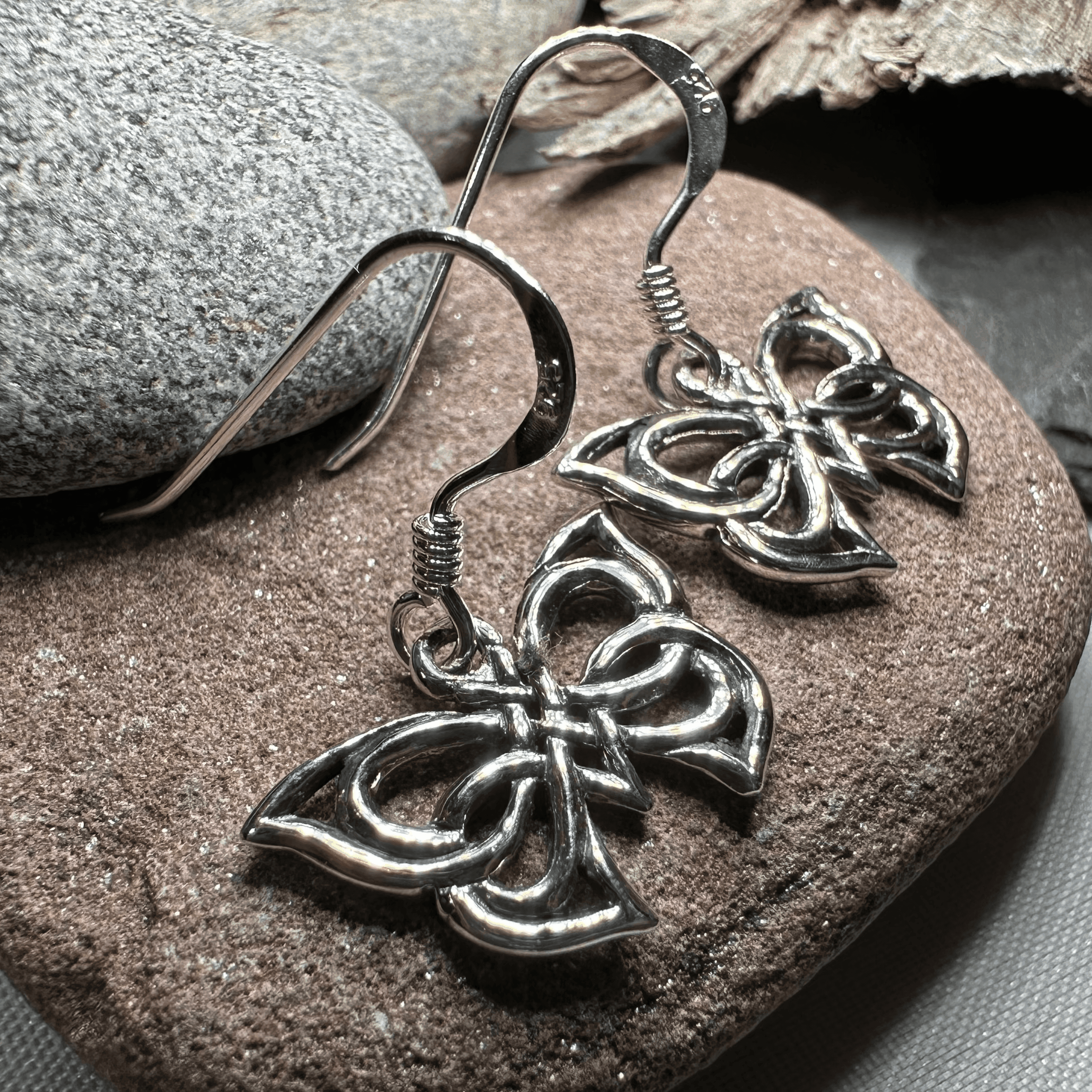 Flutter Celtic Butterfly Earrings - 