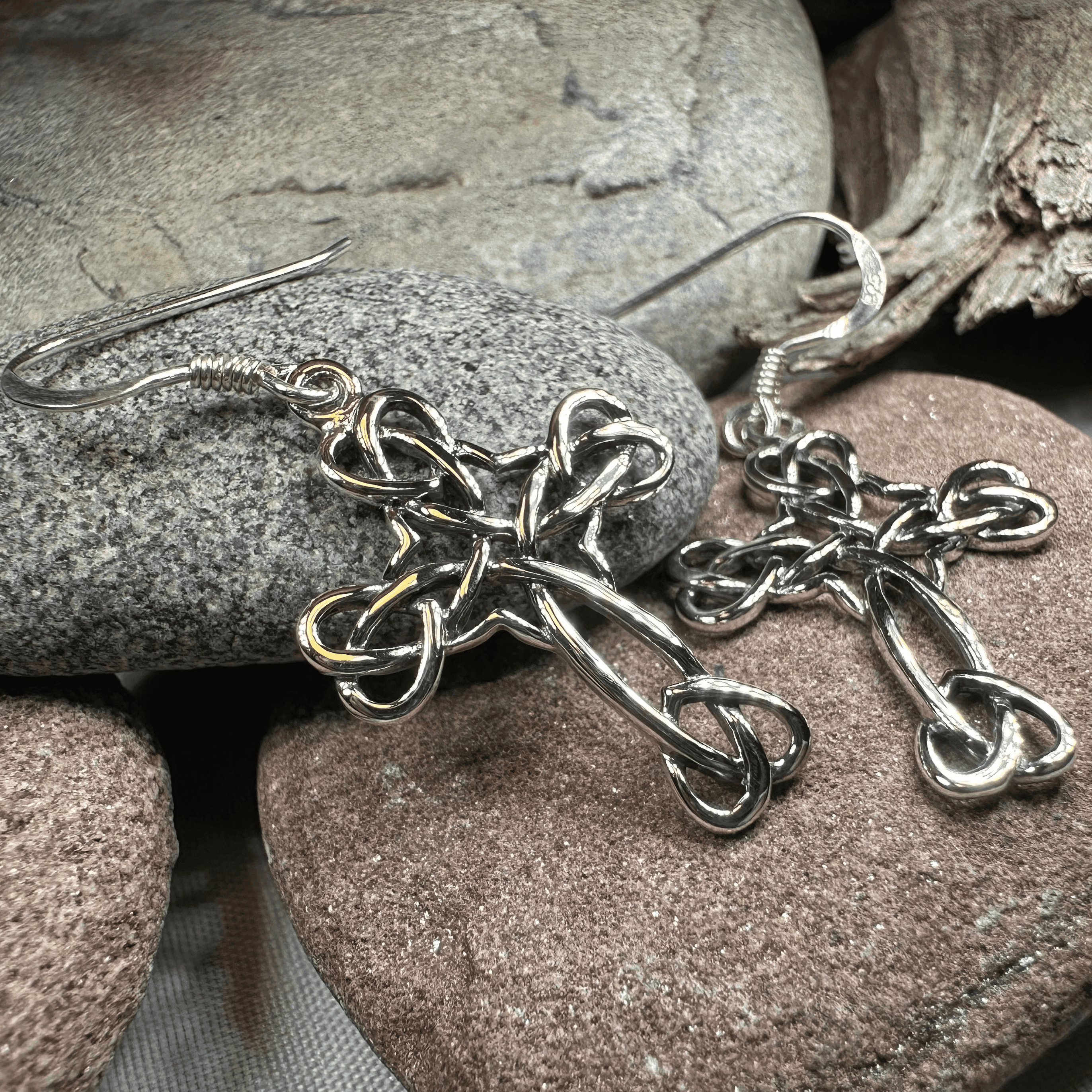 Angelisa Celtic Cross Earrings - 