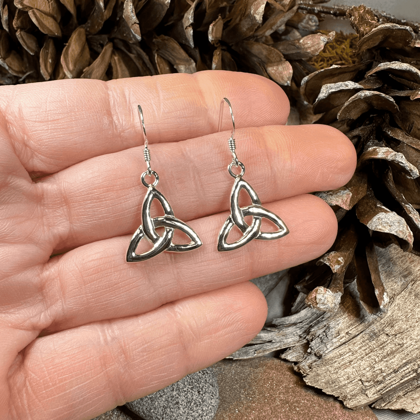Kelly Trinity Knot Earrings - 