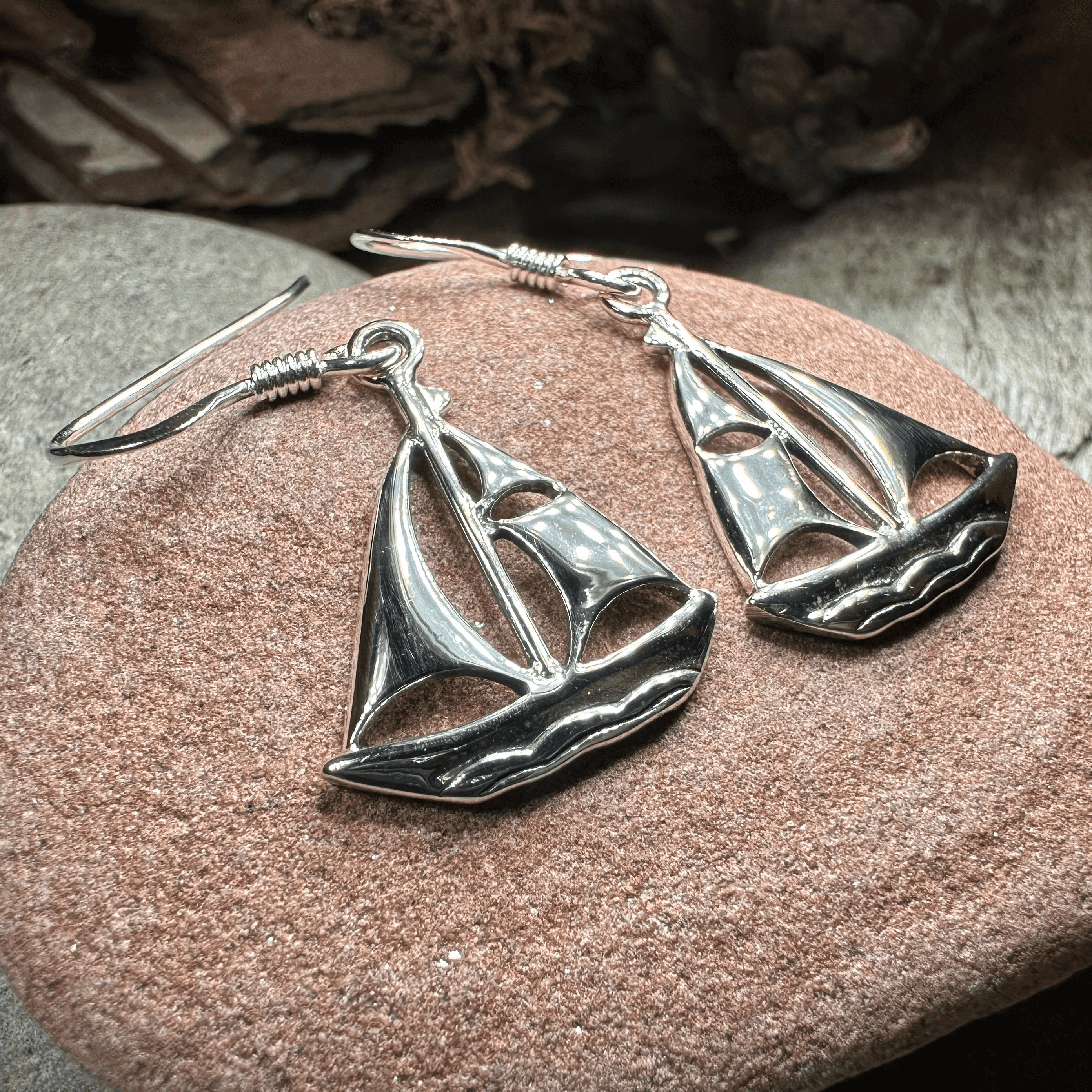 Fairwinds Ship Earrings - 18