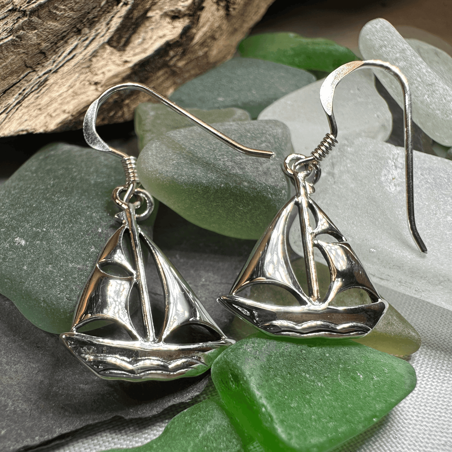 Fairwinds Ship Earrings - 18